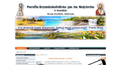 Desktop Screenshot of parafiawojciech.pl