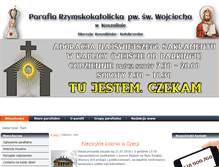 Tablet Screenshot of parafiawojciech.pl